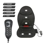 Deep kneading vibrating heating full body neck and back massage cushions with seat chair car and home