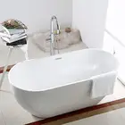 Aifol acrylic free stand double bathtub for wash bathroom