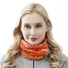 Sun Protection Multifunctional Seamless Paisley Bandana Facemask Neck Gaiter Durag Headbands for Women