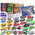 Toy Car Toys Children's Large Engineering Vehicle Toy Airplane Fire Truck Car Model Toy Set Plastic Toys For Kids