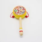 DF503 Percussion Instrument Wooden Rattle Drum Damroo Drum