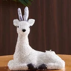 Cheap price Exquisite gift crafts Little white deer wedding Decorations