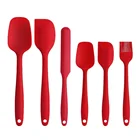 Hot sale 6 piece silicone kitchen Utensils cooking tools set with wood handle cooking Utensils