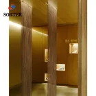 new design shinning plated 8mm copper brass shimmer round divider bead metal ball chain