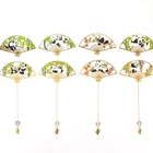 Delicate Chinese Style Souvenir Gifts Custom Metal Bookmark Giant Panda Pendant Bookmarks