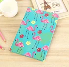 Custom A5 Hardcover Lovely Design Flamingo Pineapple Notebook For Student