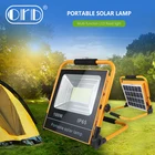 Zhongshan factory portable solar chargeable led flood light ip65 30w 50w 100w outdoor flood light