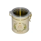 round tea tin jar tea tin box packaging airtight metal tea tin container