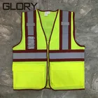 Wholesale reflective traffic safety vest motorcycle