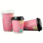 Designs Heat Insulation Hollow Double Layer Printed Cheap Paper Cups