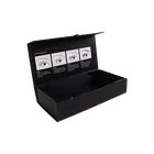 custom printed Small Lip Finish Kraft All Black Matte lamination Finished Surface Paper Lipstick Packaging Gift Box