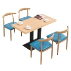 2020 New Nordic Furniture Stool Orange Yellow Wood Chair For Dining Room