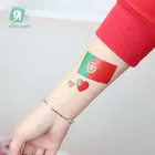 Custom Temporary Tattoo Sticker Of Madagascar, Benin, Cote d'Ivoire, Vietnam, Kazakhstan Country Flag Face Tattoo Sticker