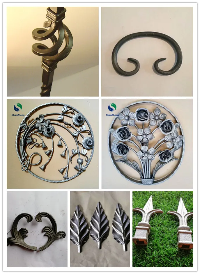 Wrought iron decoration parts wrought iron scrolls