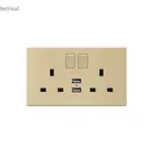 13A electric wall socket switch for home