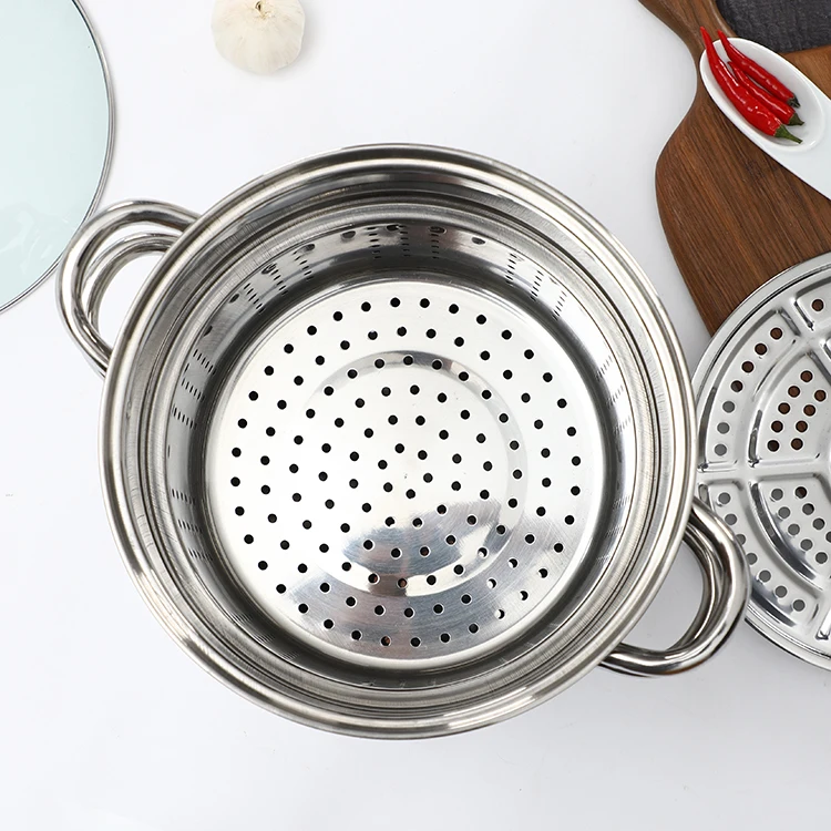 Factory cheap wholesale restaurant hot pot double layer stainless steel soup pot with clamp.jpg