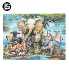2019 Colorful Animal photo 3d picture lenticular printing for decoration