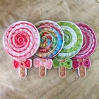 New Arrival Custom Cute Lollipop Push Pop Bubbles Fidget Sensory Toys Anti Stress Tie Dye Popping Toys For Kids