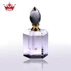 Wholesale 12ml Octagonal Triangle Shape Arabian Crystal Perfume Bottle And Fancy Attar Oil Bottles