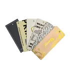 Cheap cloth Design Printing Name Logo Paper Clothing Garment Hang Tag with String and Eyelet