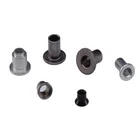 Factory direct Custom made stainless steel flat head shoulder wheel rivets for automobile
