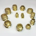 Tube Fitting Hot Pressing And Machining Brass Press Tube Fitting