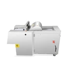 meat cut chicken duck machine to cut frozen cutting chicken bone meat in a tray