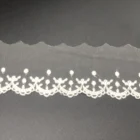 Nylon Lace Lace Nylon 55% Cotton 45% Jacquard Lace Fabric For Wedding Dresses