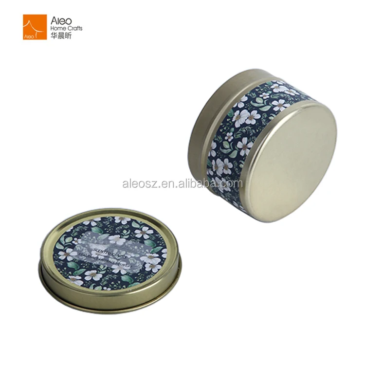 3 oz mini small tin travel soy wax gardenia scented fragrance