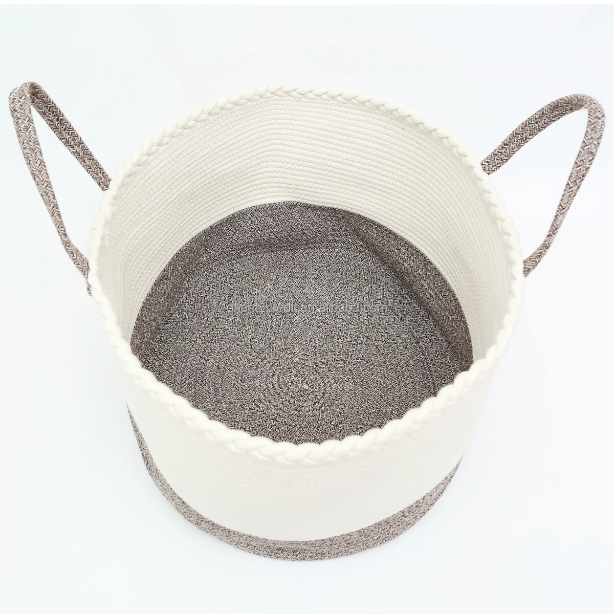 storage baskets  product name large cotton rope laundry basket