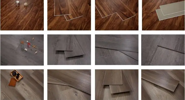 luxury cheap pvc click floor