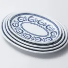 Serving plate manufacturer china A5 melamine canteen unbreakable dishes restaurant oval plates