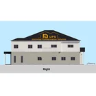2020 UPS new design hurricane proof 2 layer portable China prefabricated concrete houses