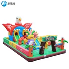 Special Design Inflatable Eagle Project Inflatable Bounce Slide Obstacle 3 in1 for Amusement Park