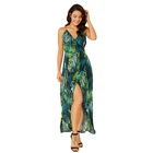 Ladies Fashion Summer Design Hot Sexy Casual Floral Print Modest Maxi Dress