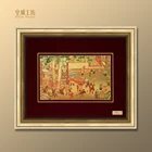 Metal Decoration Precious Metal Decorative Painting Hundreds Of Children Being Blessed