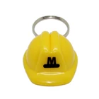 Promotional Gift Custom Helmet Keyring Safety Helmet keychain with Your Logo