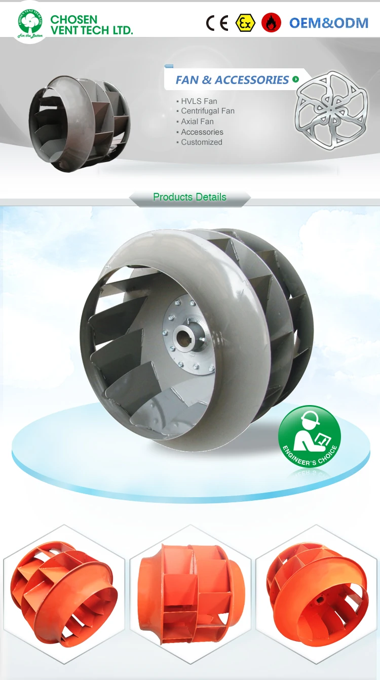 Centrifugal Fan, 500mm, 55kw - detail 2