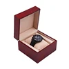 Customized Logo And Size Luxury Wooden Watch Box Wooden Watch Case With Pillow