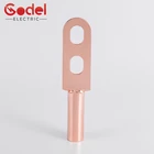 DTS-50 Wire connecting bimetal cable lug 2 holes copper connector terminal