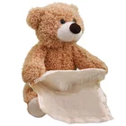 Wholesale Custom Electric Peekaboo Peluche Stuffed Baby Teddy Bear Plush Toys