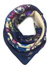 Custom fashion polyester beautiful soft smooth triangle bandana for women