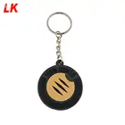 2019 New Product Cheap plastic rubber key ring souvenir keychain