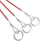 Rope Customized Green Plastic Coated Red Wire Rope