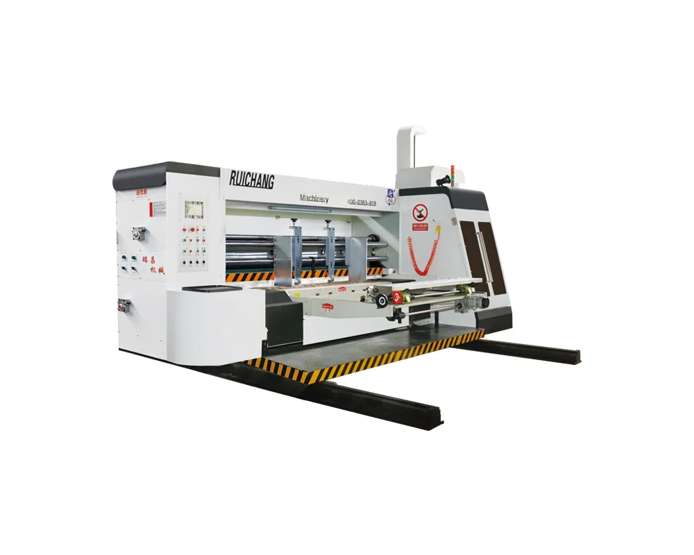 Slotter Die Cutter Boxes Machine Printing Sale oversea training technical parts video