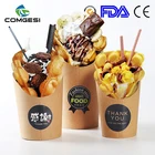 china factory fashion design potato chips cup disposable eco-friendly colorful