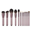 New Design Small grape 12 pcs Set with Packing Champaign gold professional wood handlel Makeup Brushes