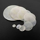 Shell Wholesale Shells White Translucent Shell DIY Craft Wholesale Round Capiz Shells Decorations For Home