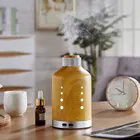 Remote Control Aroma Essential Oil Diffuser Ultrasonic Air Humidifier with Wood Grain 120ML