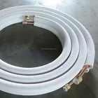 Single or Double Air conditioner Copper Pipes With Fireproof PE Insulation Pre Insulated Copper Tube